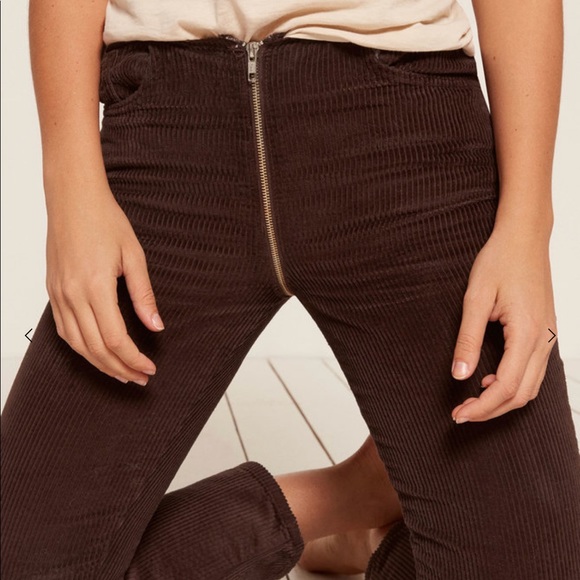 ❣️SOLD❣️NWT Reformation Bruno Pant Brown size 30 - Picture 4 of 8